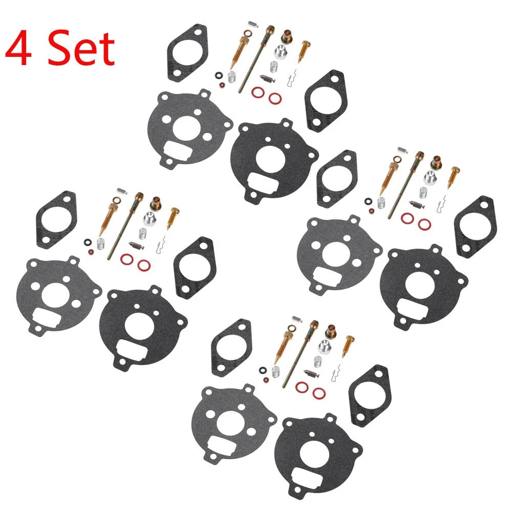 Set of 4 Carburetor Gasket Kits for Briggs & Stratton (394693, 291763, 295938)