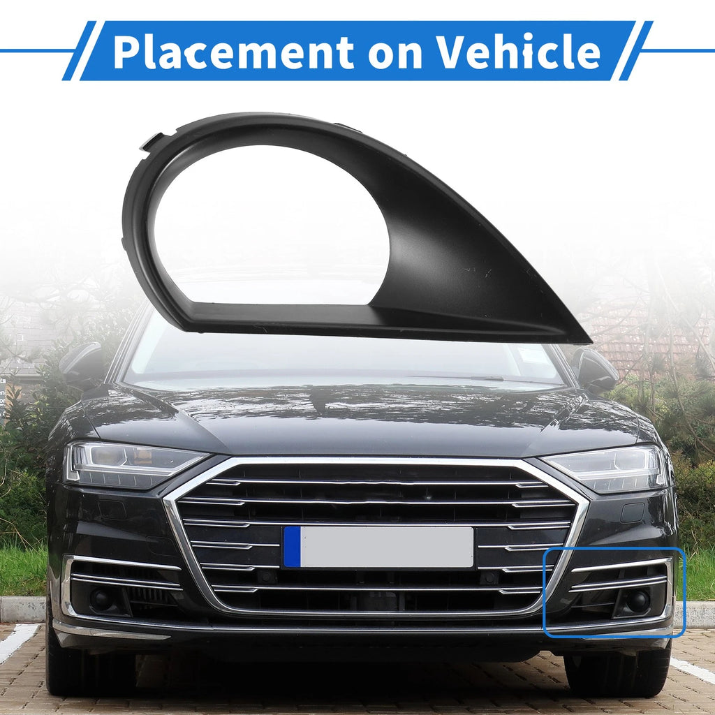 1pc Front Left Fog Light Grill Replacement for Audi Q7 (2010–2015)