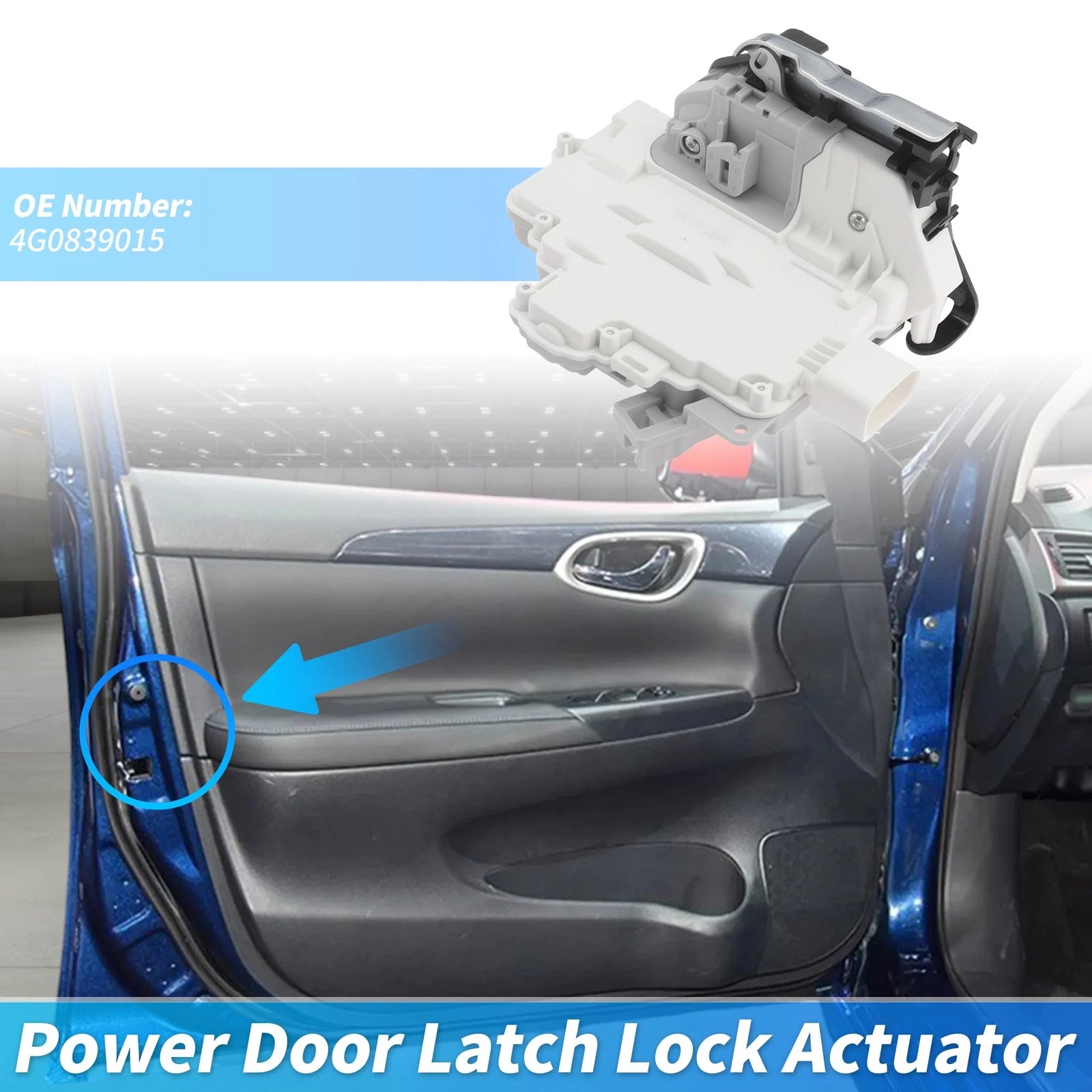 Rear Left Power Door Lock Actuator Replacement for Audi A7 Sportback (2011–2018)
