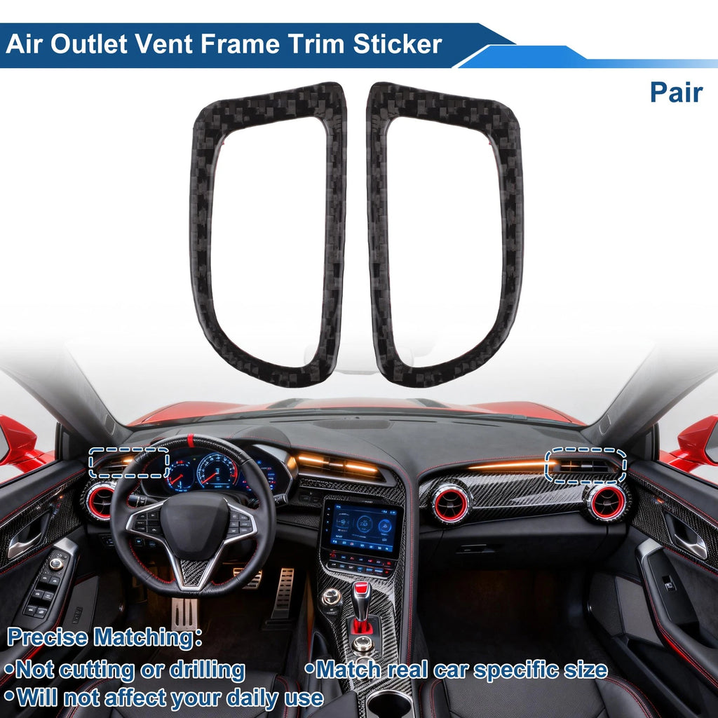 Air Conditioner Outlet Vent Trim Cover Frame for Chevrolet Corvette C8 (2020–2024)