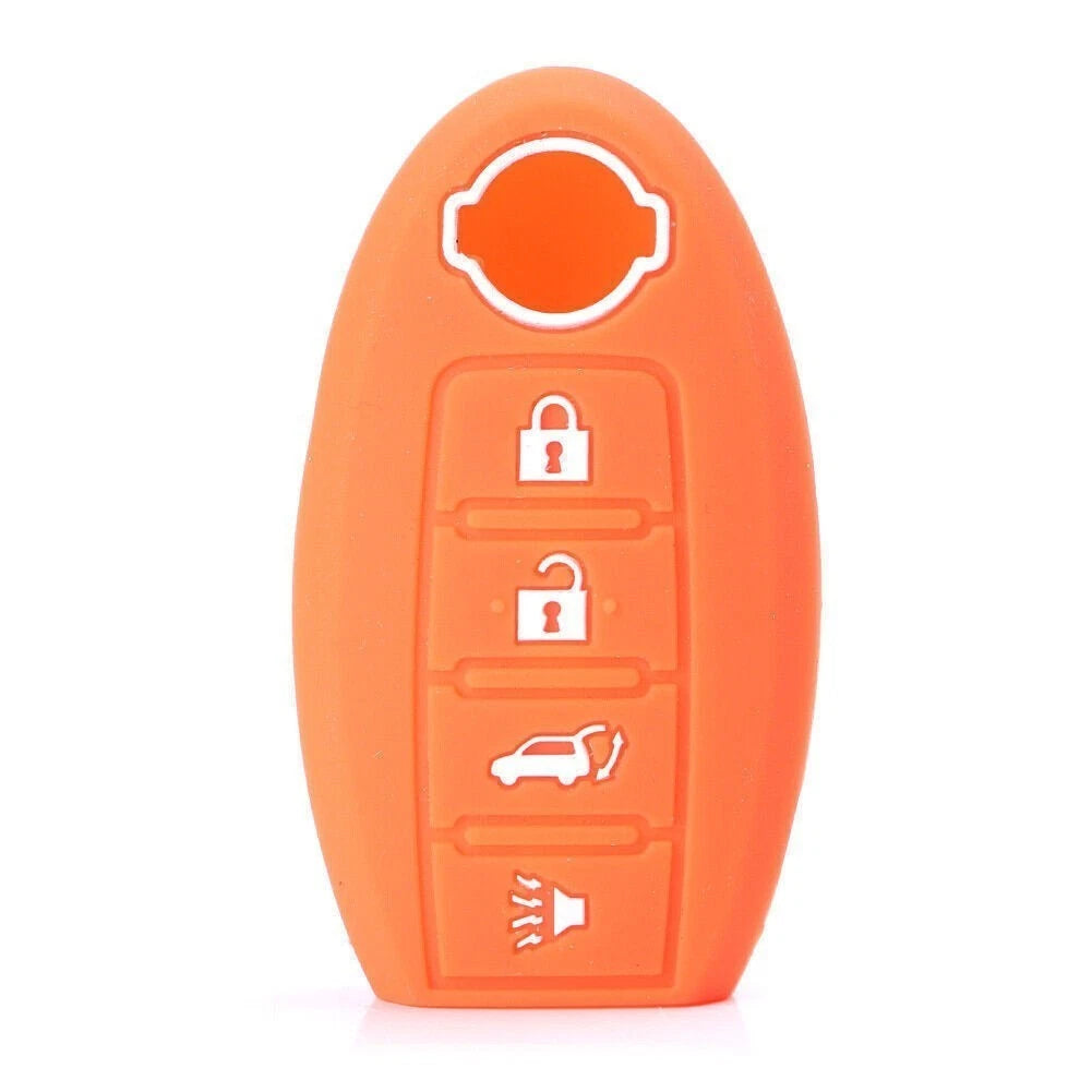 Set of 4 Button Key Shell Housing Cover for Nissan Altima Rogue Sentra