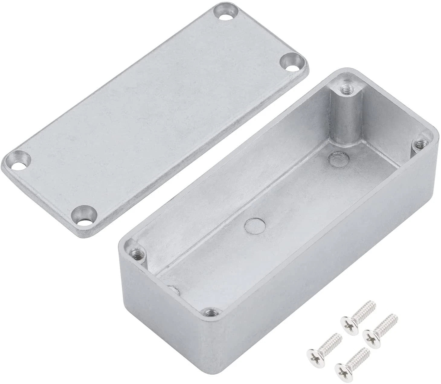 Aluminum Electronics Enclosure Box 90mm x 40mm x 30mm - Silver