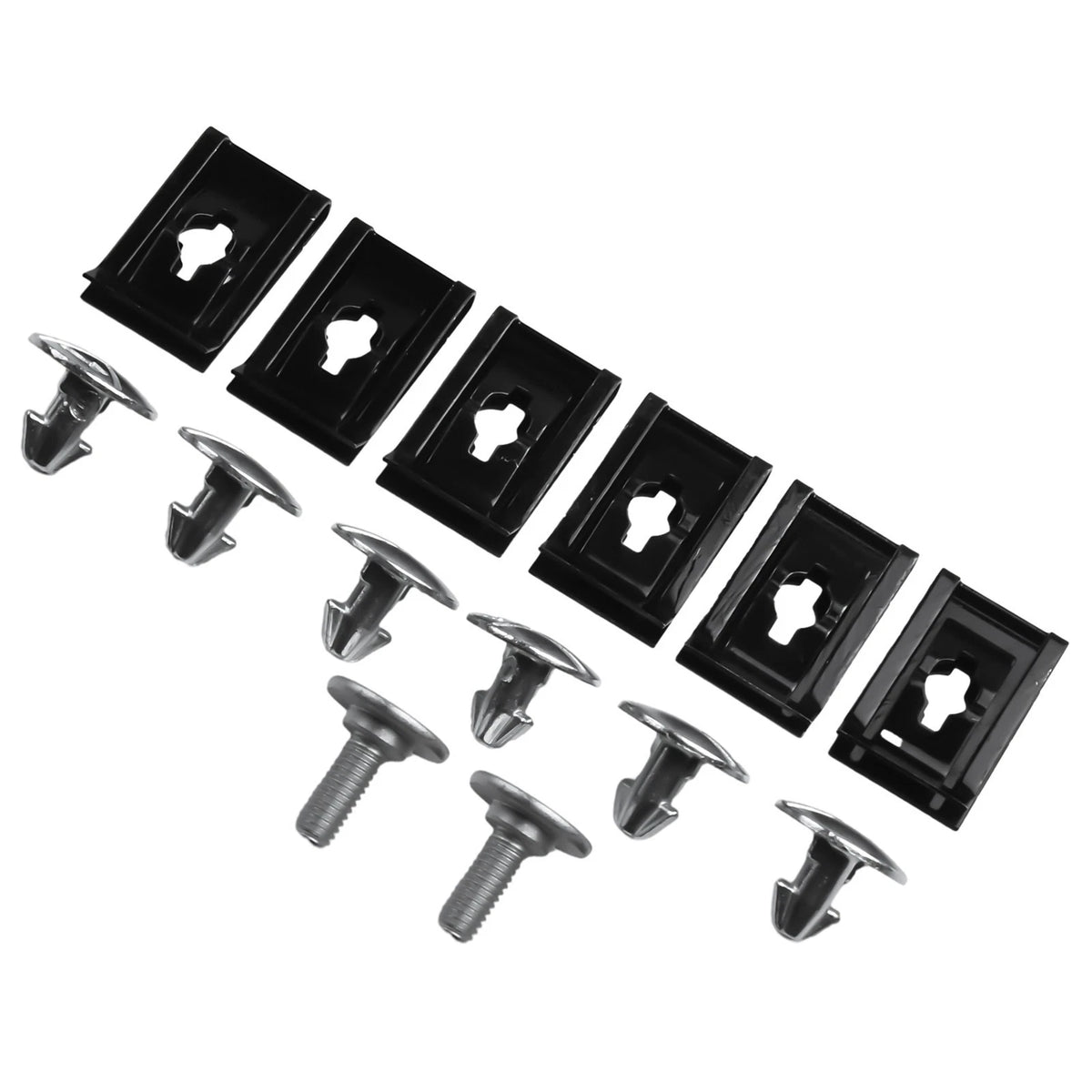 Complete Set of 14 Lower Engine Cover Access Clips Pin Screws for
