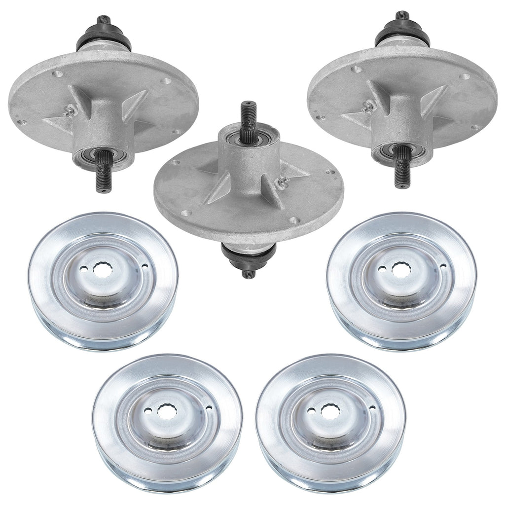 Deck Spindles with Pulley Replacement for Murray Beal ELB175460 (1990–2010)