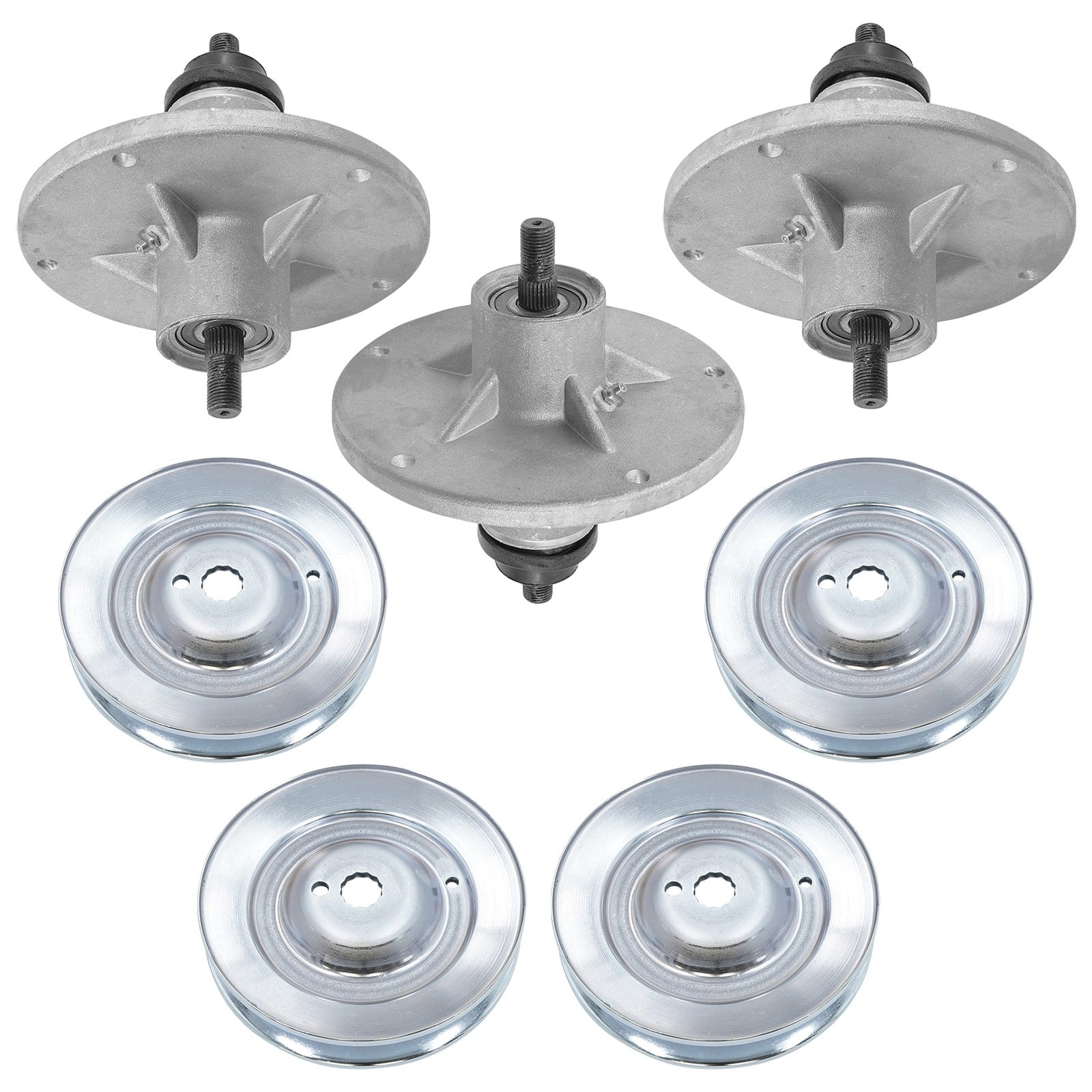 Deck Spindles with Pulley Replacement for Murray Beal ELB175460 (1990–2010)