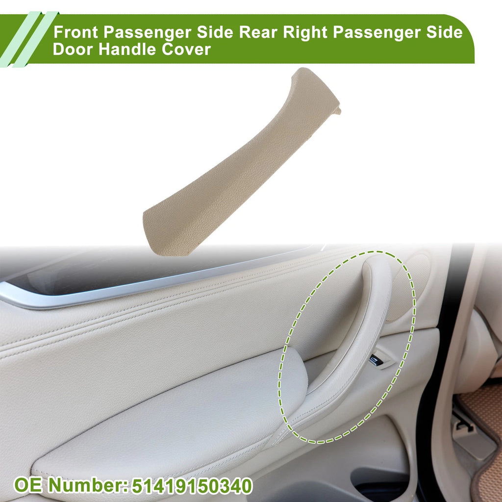 Door Panel Handle Pull Trim Cover Replacement for BMW 325i E90 Sedan (2006–2006)