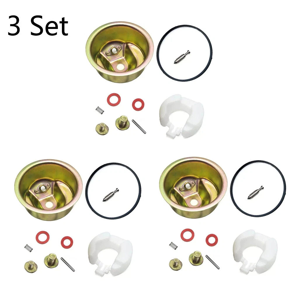 Set of 3 Carburetor Kits for Honda GX120 GX160 GX200