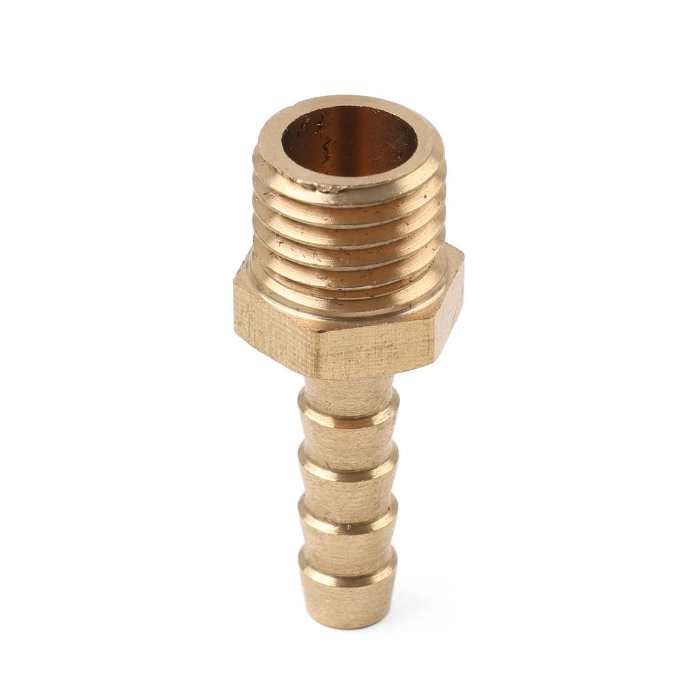 M12 Brass Male Thread to Barb 6mm Hose Fitting Adapter Connector