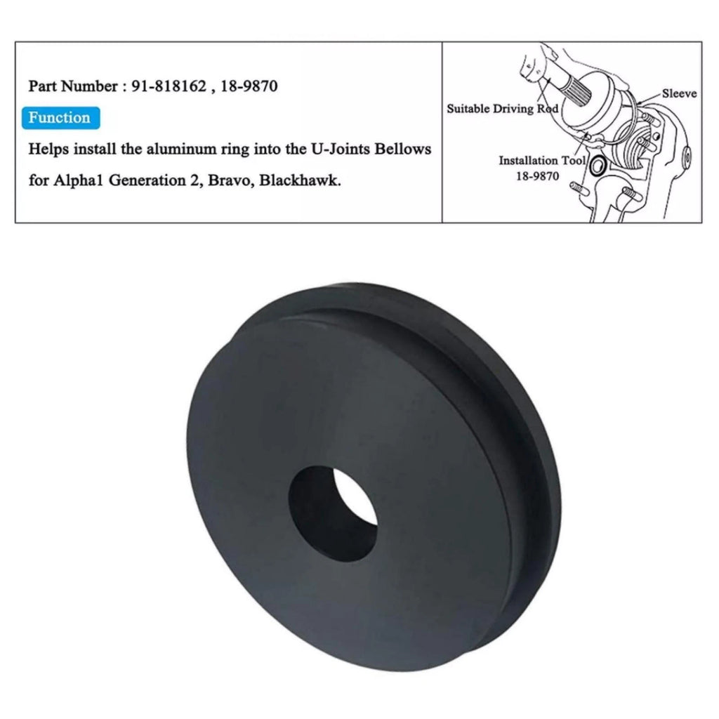 Hinge Pin Installation Tool 78310, 818162 for Mercruiser Alpha 1 Gen 2