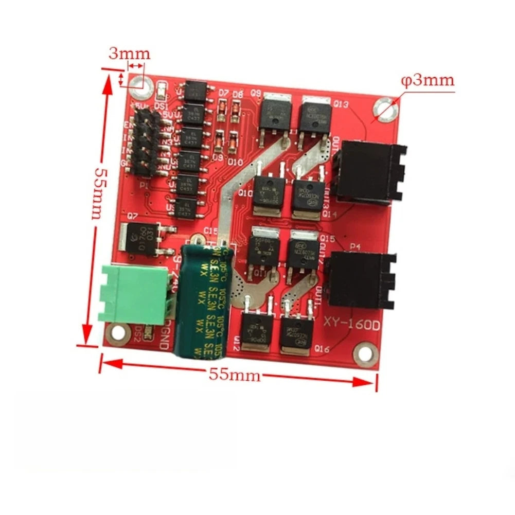 Dual Motor Driver Module XY-160D for Compact Applications (5.5x5.5cm)
