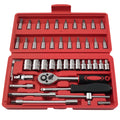 46-Piece Socket Ratchet Set for Automotive Tools
