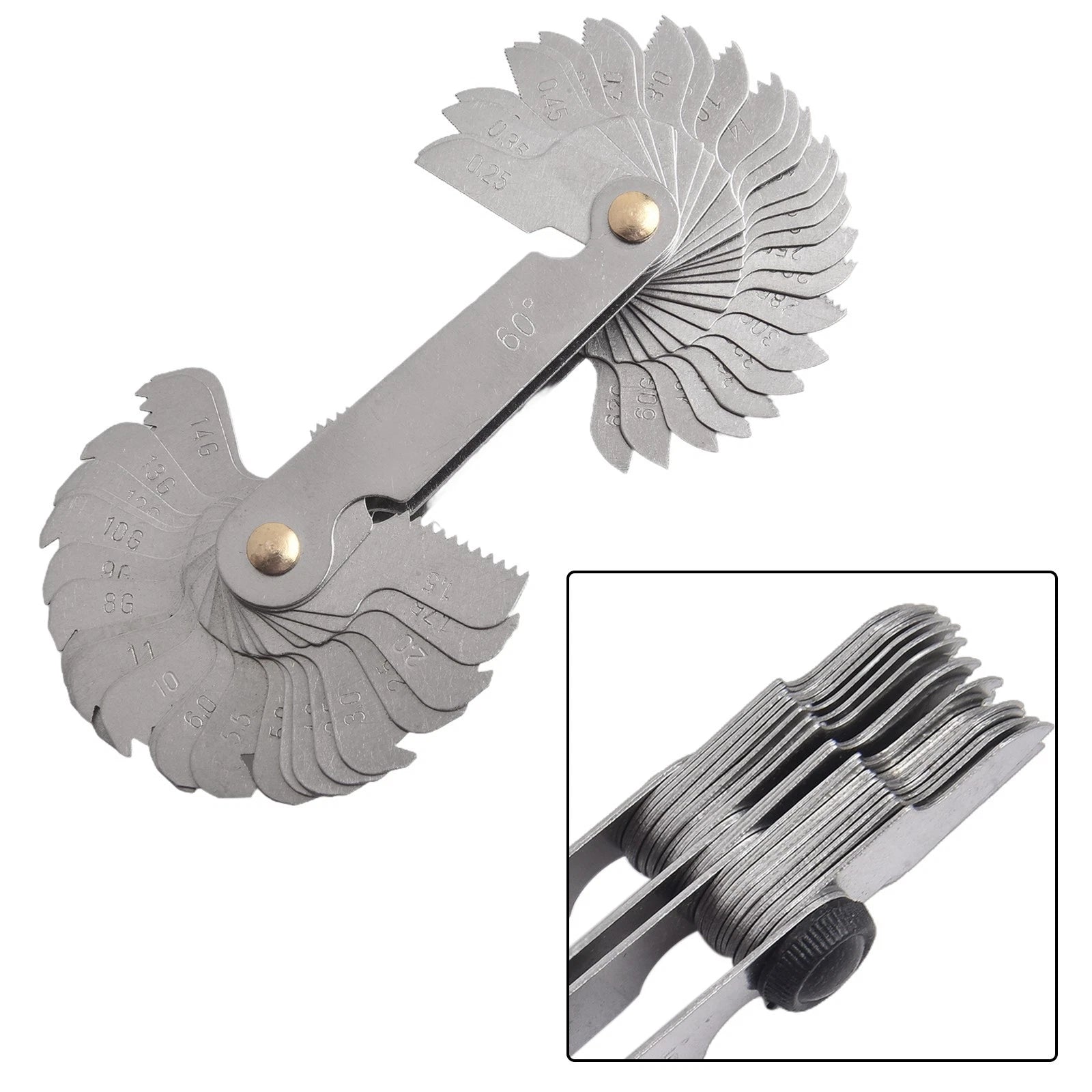 Thread Gauge Set for Accurate Metric & American Measurements