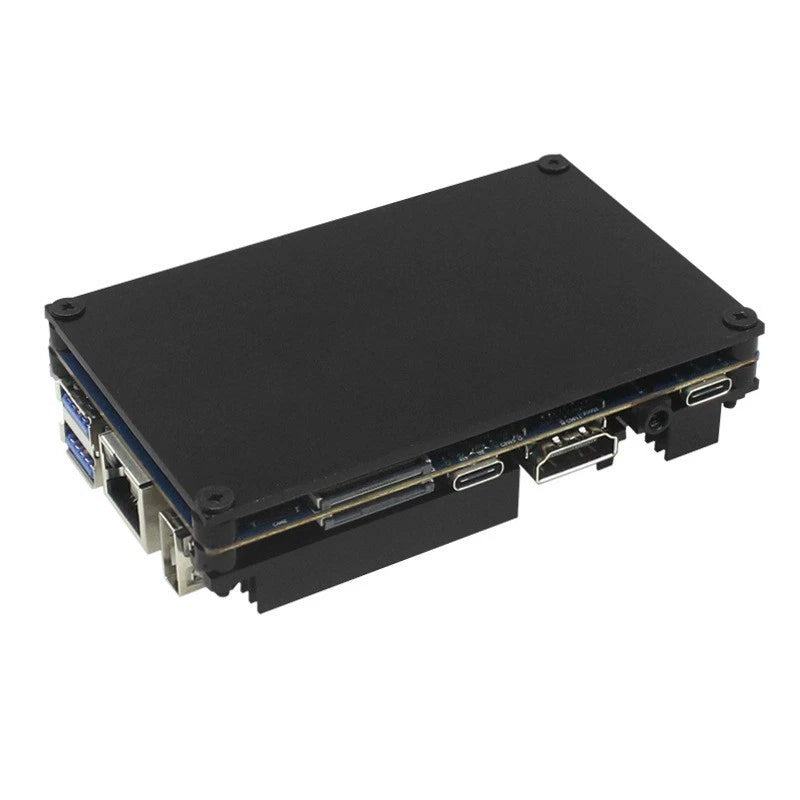 Active Passive Cooling Case for Orange Pi 5 5B (2023) Aluminum Alloy