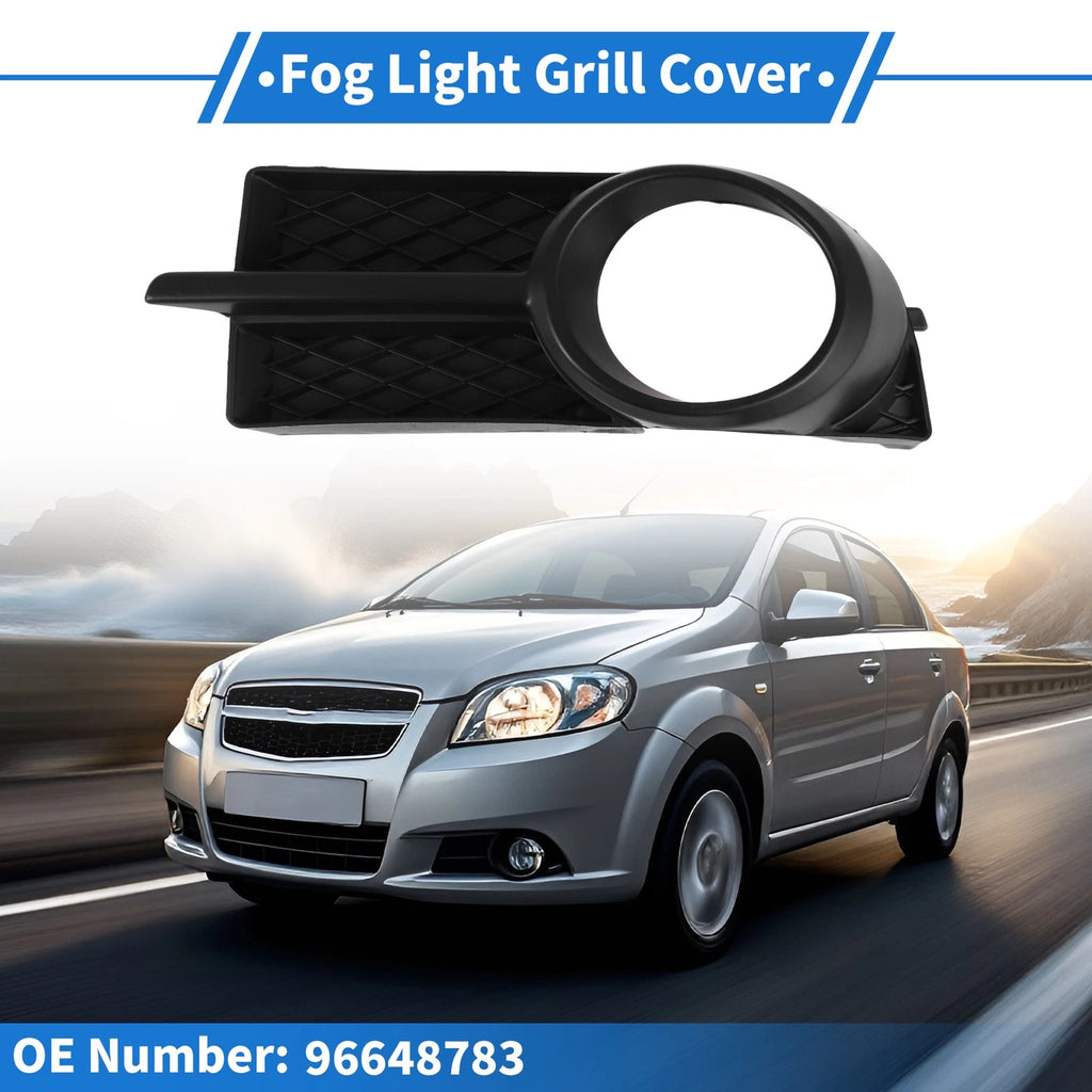 1 Pc Front Left Fog Light Grill Replacement for Chevrolet Aveo (2007–2011)