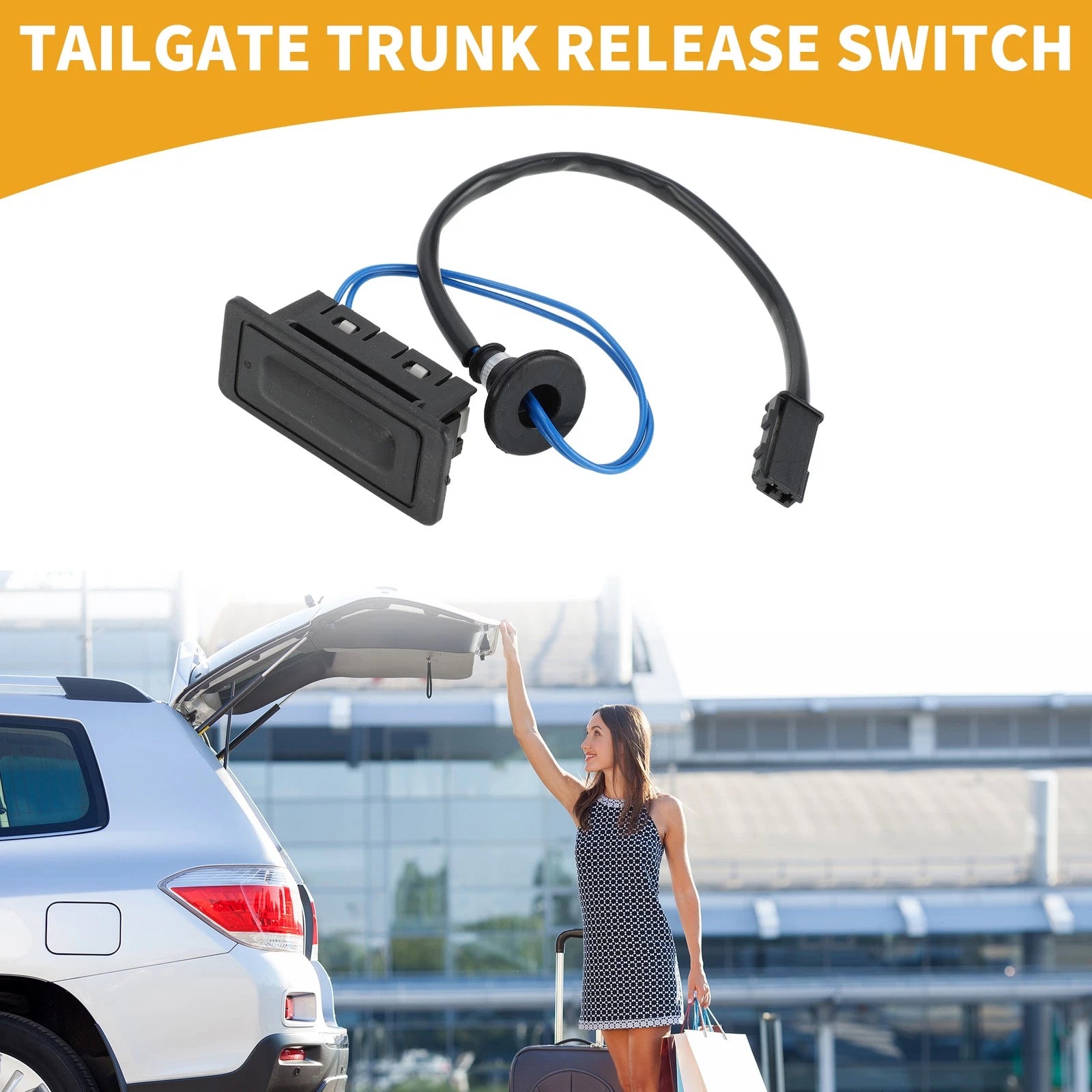Tailgate Trunk Release Switch Replacement for Chevrolet Sonic (2012–2020)