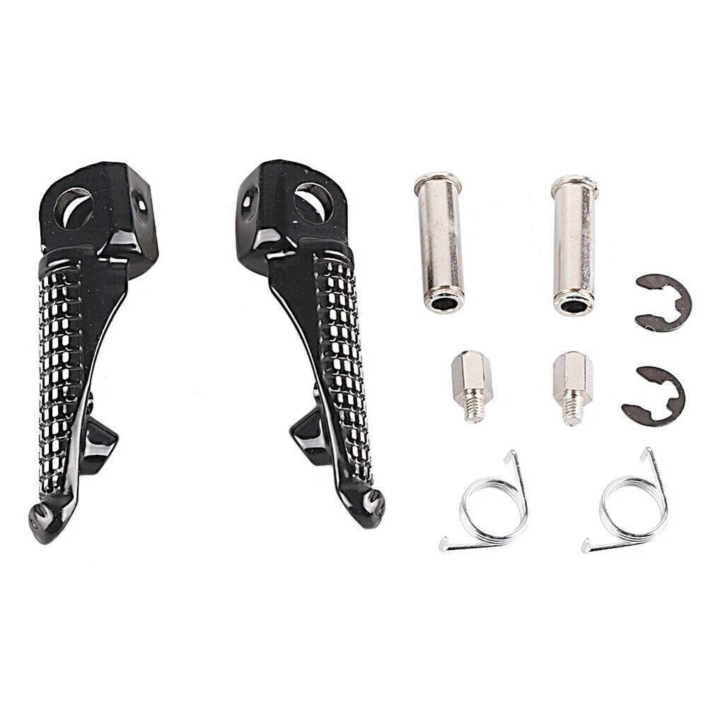 Front Foot Pegs for Kawasaki Z1000 Z750 (2007–2013) Black