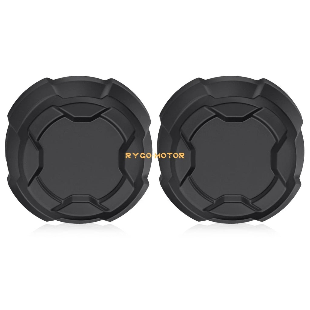 2X Front Matte Black Rim Caps for Polaris Ranger SP 570 (2022–2024) #1525243-458