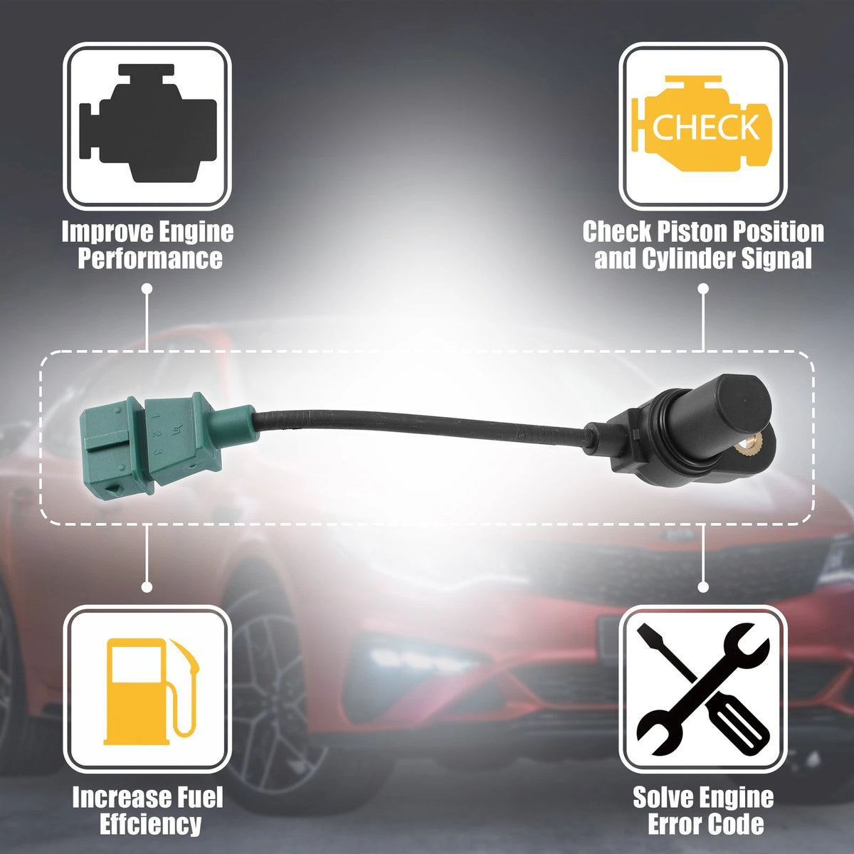 Crankshaft Position Sensor 39350-37110 for Kia Optima (2001–2006)