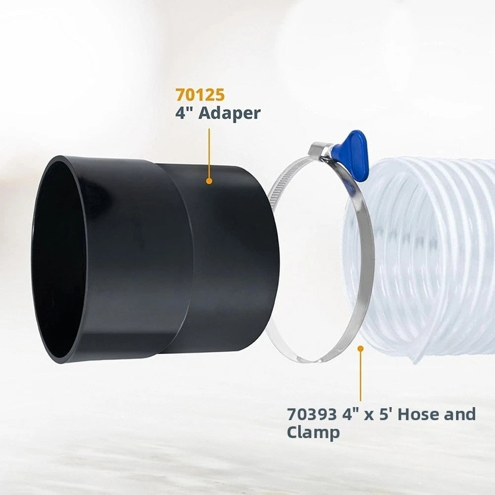 100mm Vacuum Cleaner Dust Adapter for (ABS Plastic)