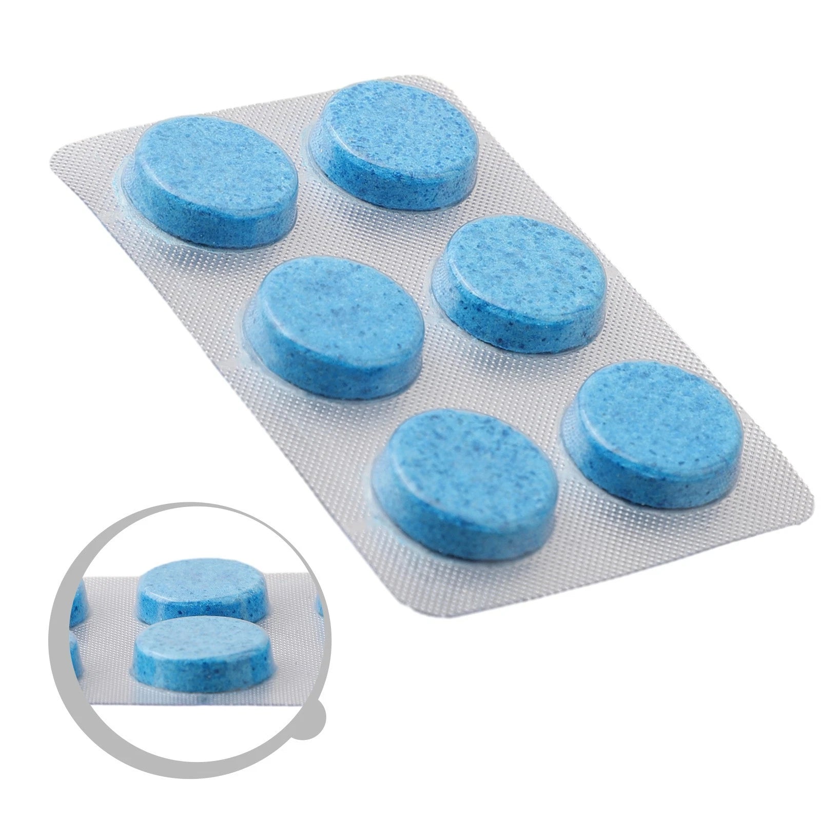 6x Windshield Glass Cleaner Tablets for All Vehicles (Effervescent)