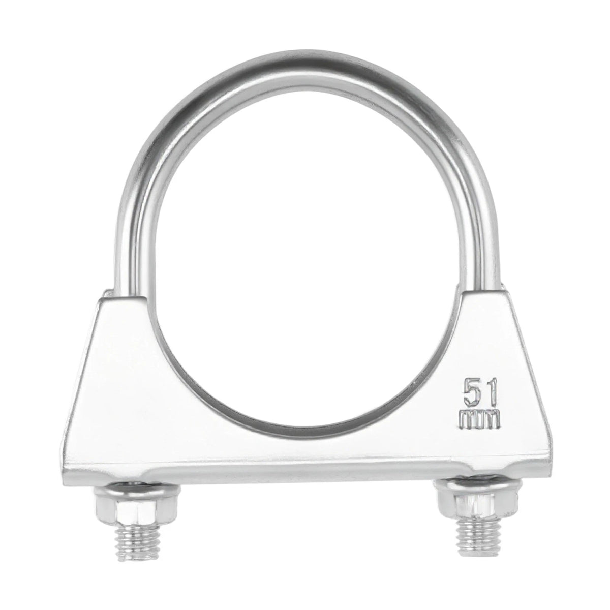 2.01" U Bolt Muffler Exhaust Clamp for Universal Applications (1 pcs)
