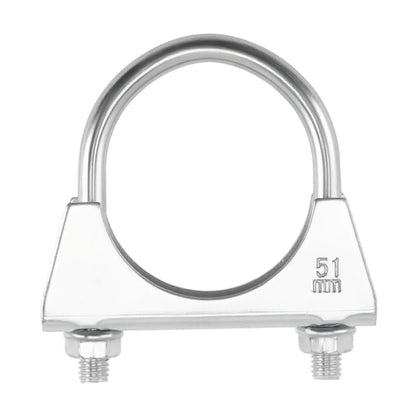 2.01" U Bolt Muffler Exhaust Clamp for Universal Applications (1 pcs)