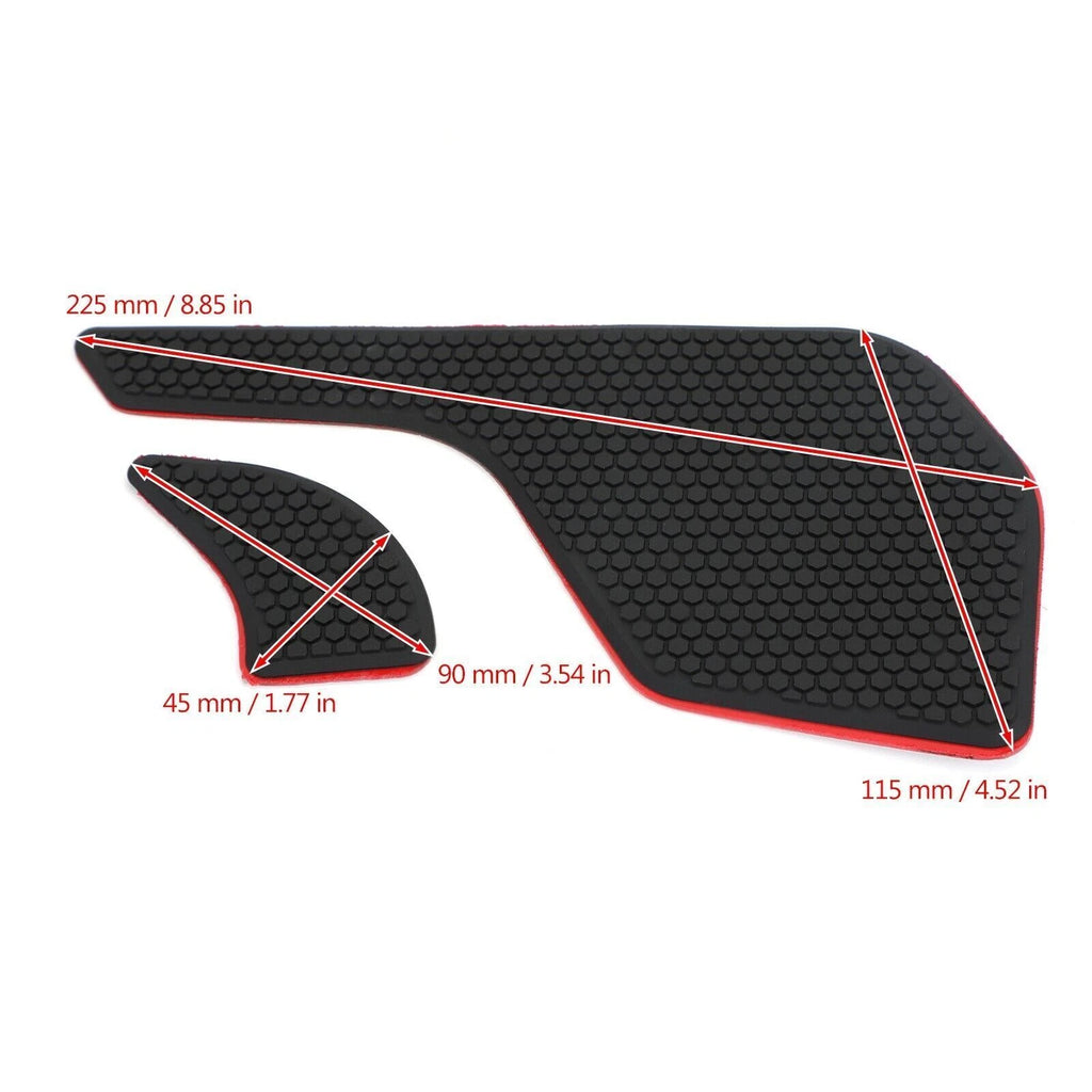 Tank Pads Traction Grips for Tiger 800 XR/XRX/XRT/XCX/XCA/XC (2015–2019) T9