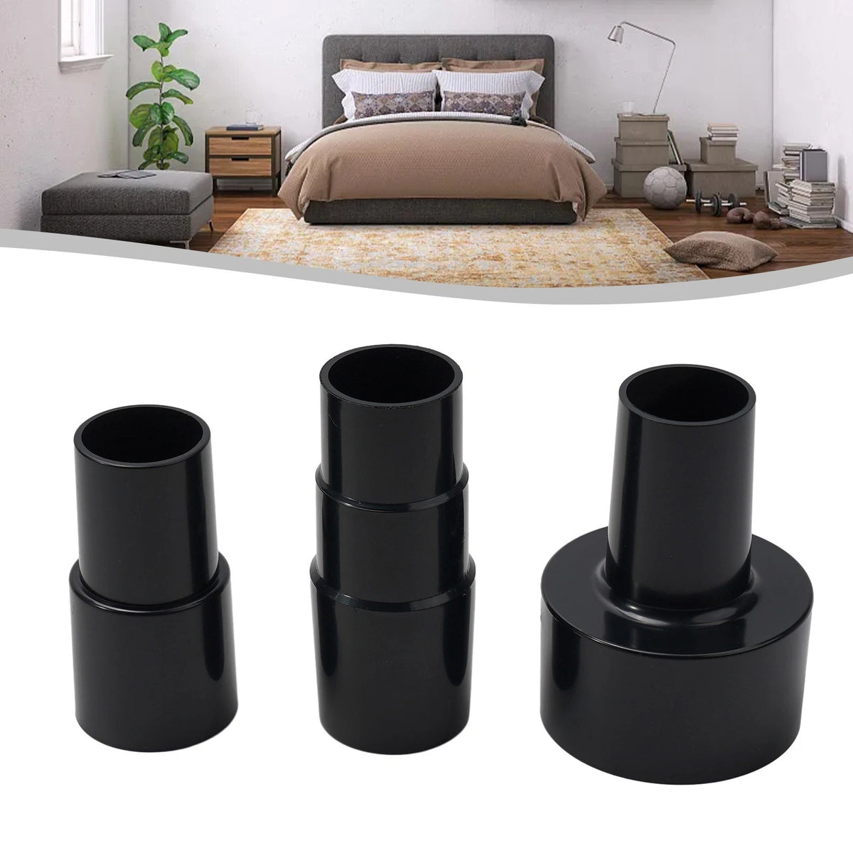 Vacuum Hose Adapters for Wet/Dry Vacuum 1.5" to 1.25"