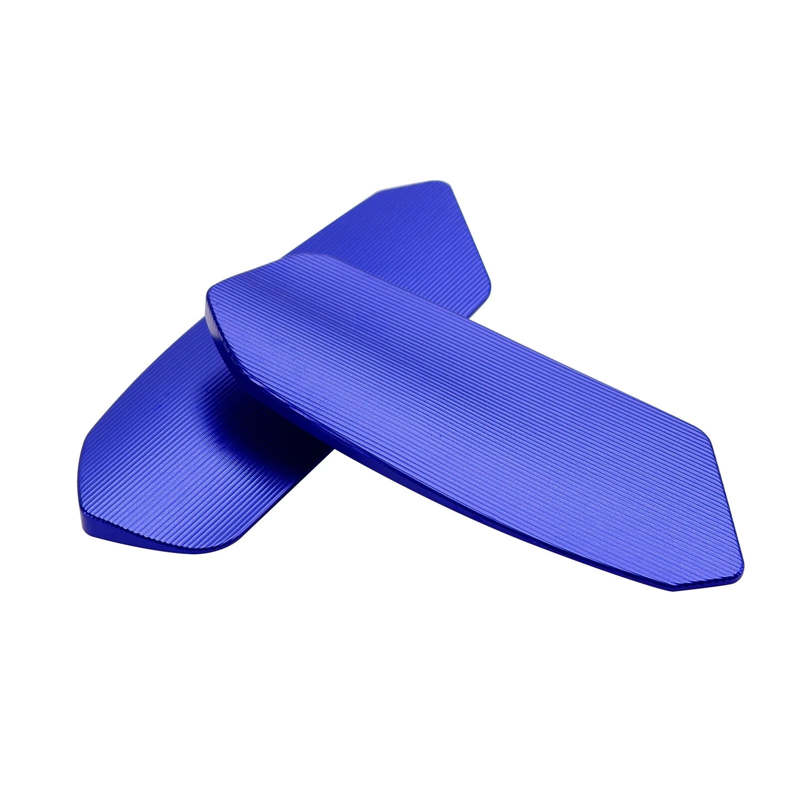 Blue mirror delete blanking block off plates for Suzuki GSXR 1000/R (2017–2024)