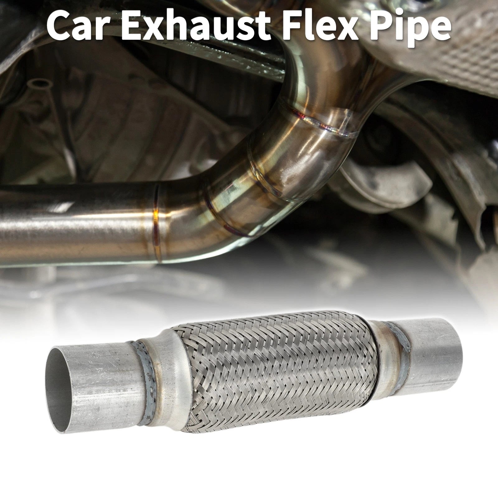 Exhaust Flex Pipe 2.16 Inch OD for Universal Applications (1 Pcs)