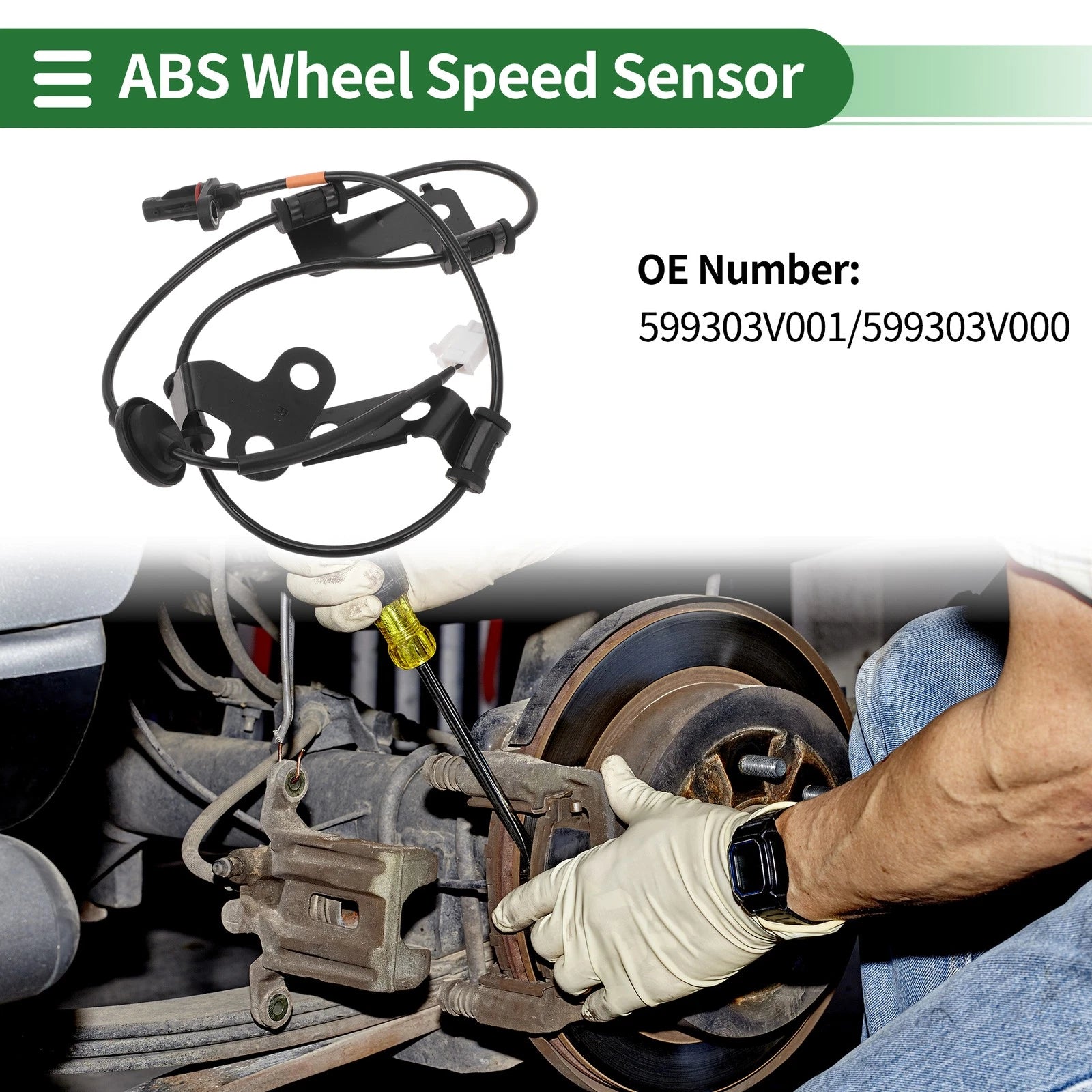 ABS Wheel Speed Sensor Front for Hyundai Azera (2012–2016)
