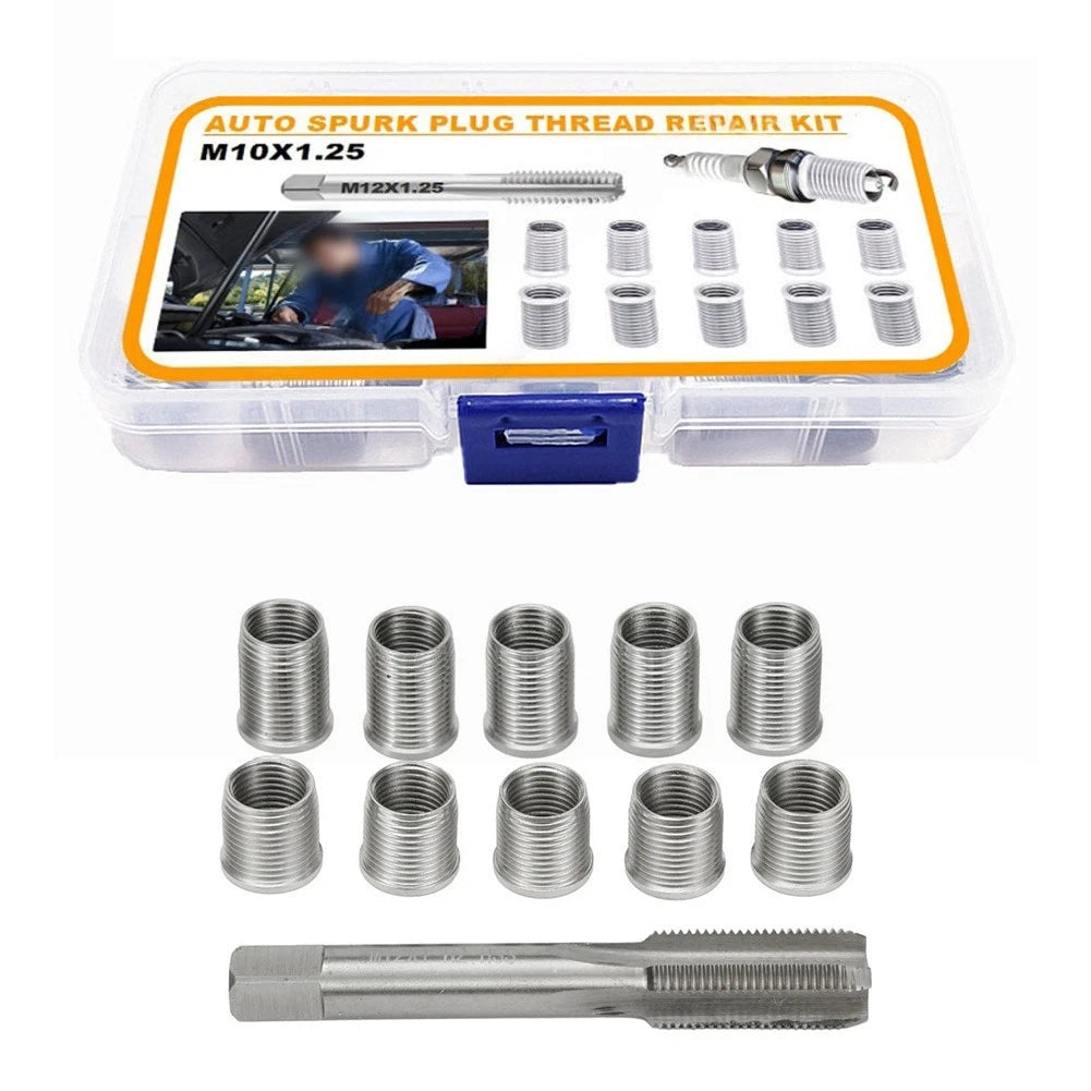 11pcs Thread Hole Repair Kit M10X1.25 for Engine and Generator