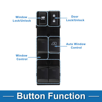 Front Right Power Window Switch for Nissan Almera (2016)