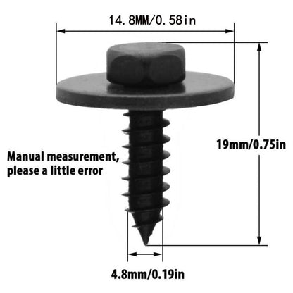 Set of 20 Auto Retainer Clips for BMW (07147129160)