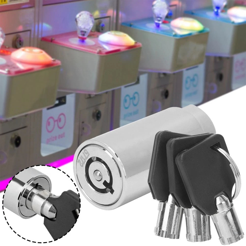 Cam Lock Cylinder for Auto Lock Security with 3 Spare Keys