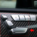Seat Button Cover Frame Replacement for Silver