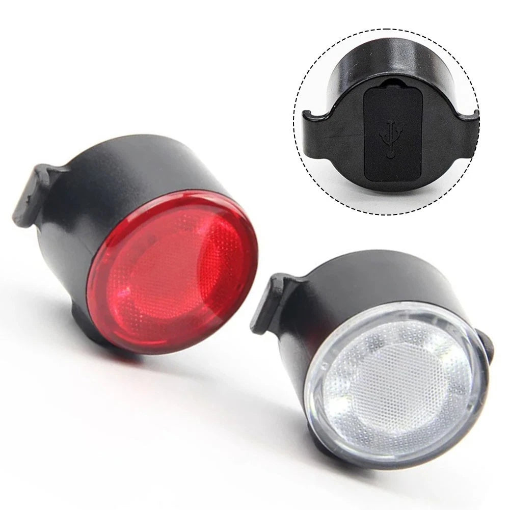 USB Rechargeable LED Bicycle Light Set Front Rear Waterproof Safety Lights