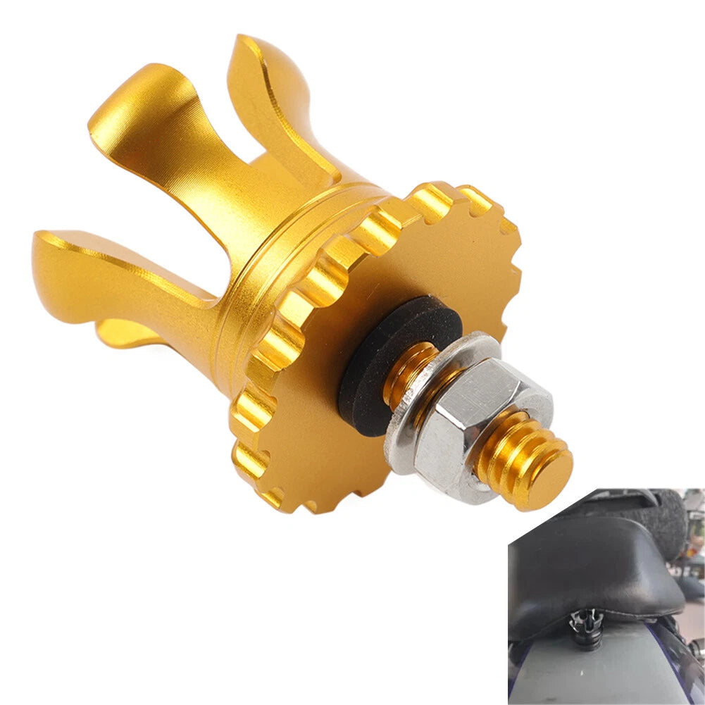 Crown Rear Mudguard Seat Bolt Screw Gold for Harley Touring Dyna Softail (1996–Present)