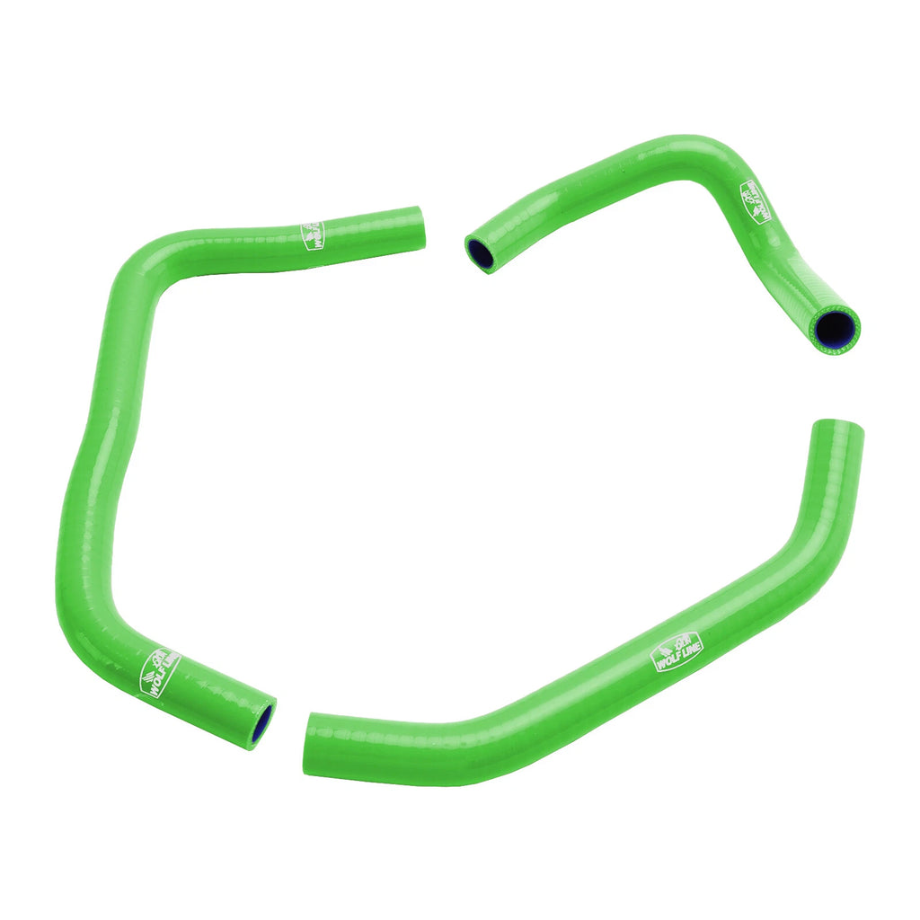 Silicone Radiator Coolant Hose Kit for Kawasaki ZX4R ZX-4RR (2023–2024) Green T9