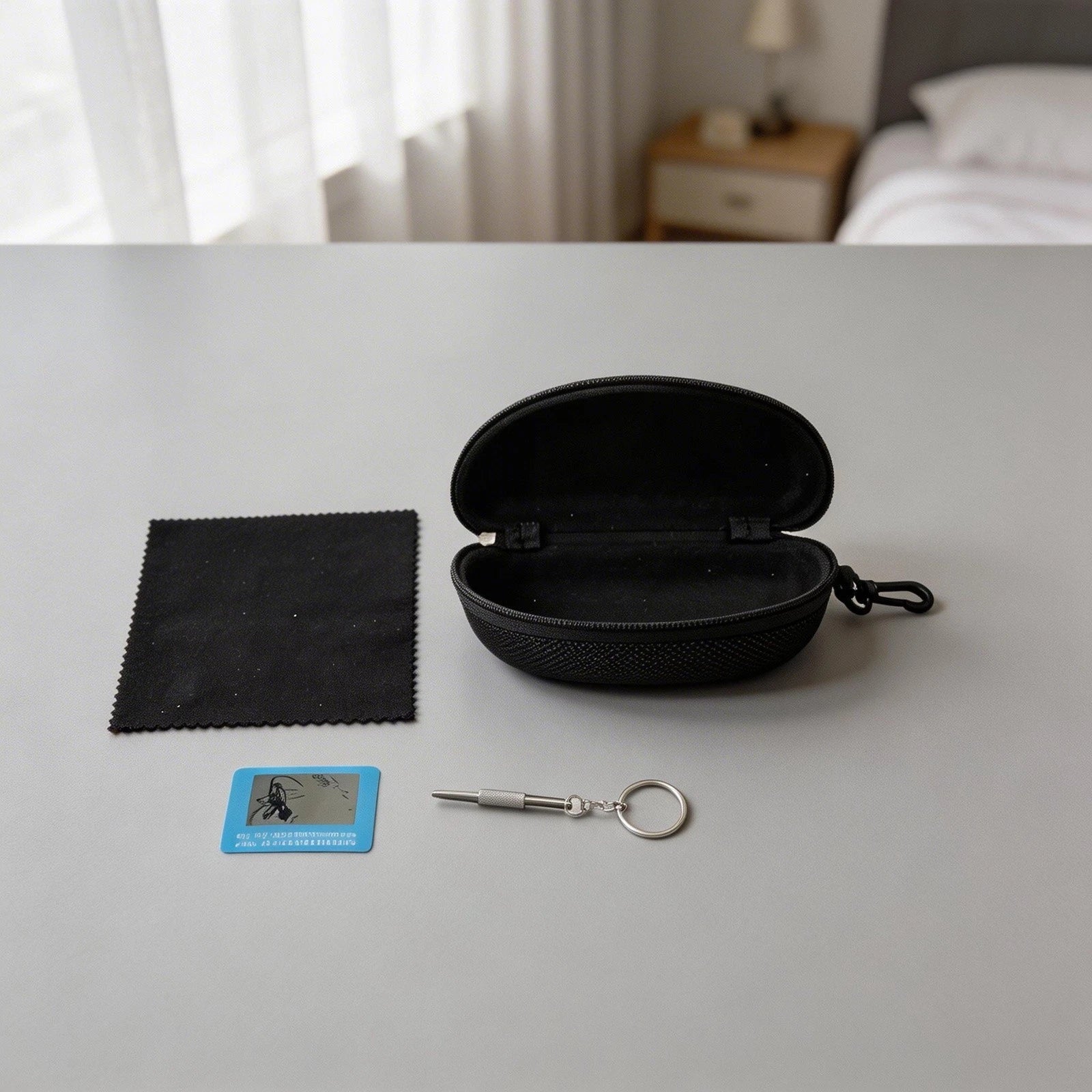 Sunglasses Case with Hard Shell for Universal Use (Compact, Waterproof)