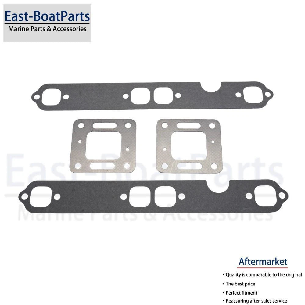 Exhaust Gasket Manifold Elbow Kit for Mercruiser 5.0L 5.7L V8 27-33395 27-41813