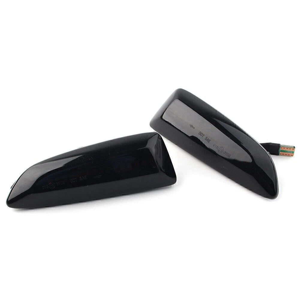 Dynamic LED Black Side Marker Light for Opel Astra J K Crossland Insignia B
