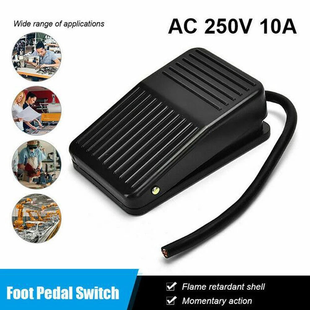 Foot Pedal Switch for AC 250V 10A (10cm)