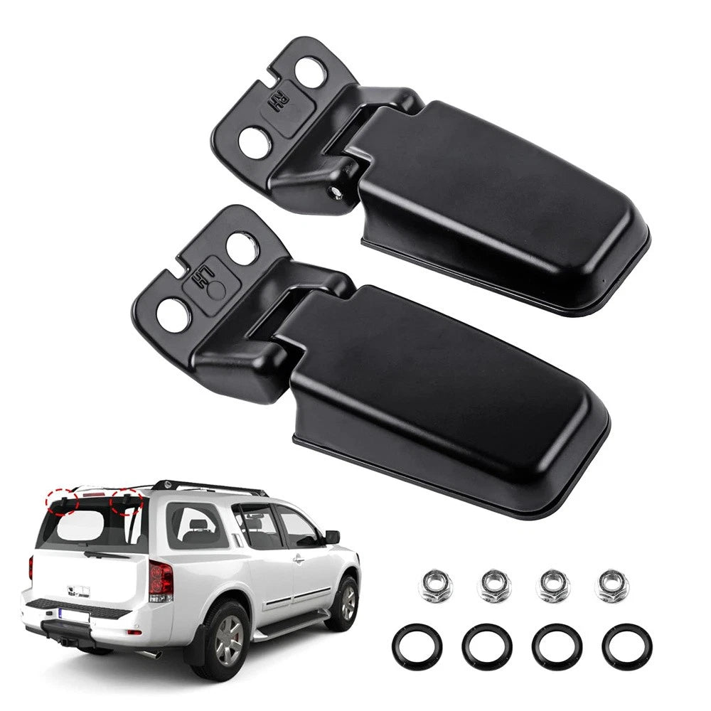 2Pcs Rear Tailgate Window Glass Hinges for Nissan Armada (2005–2015)