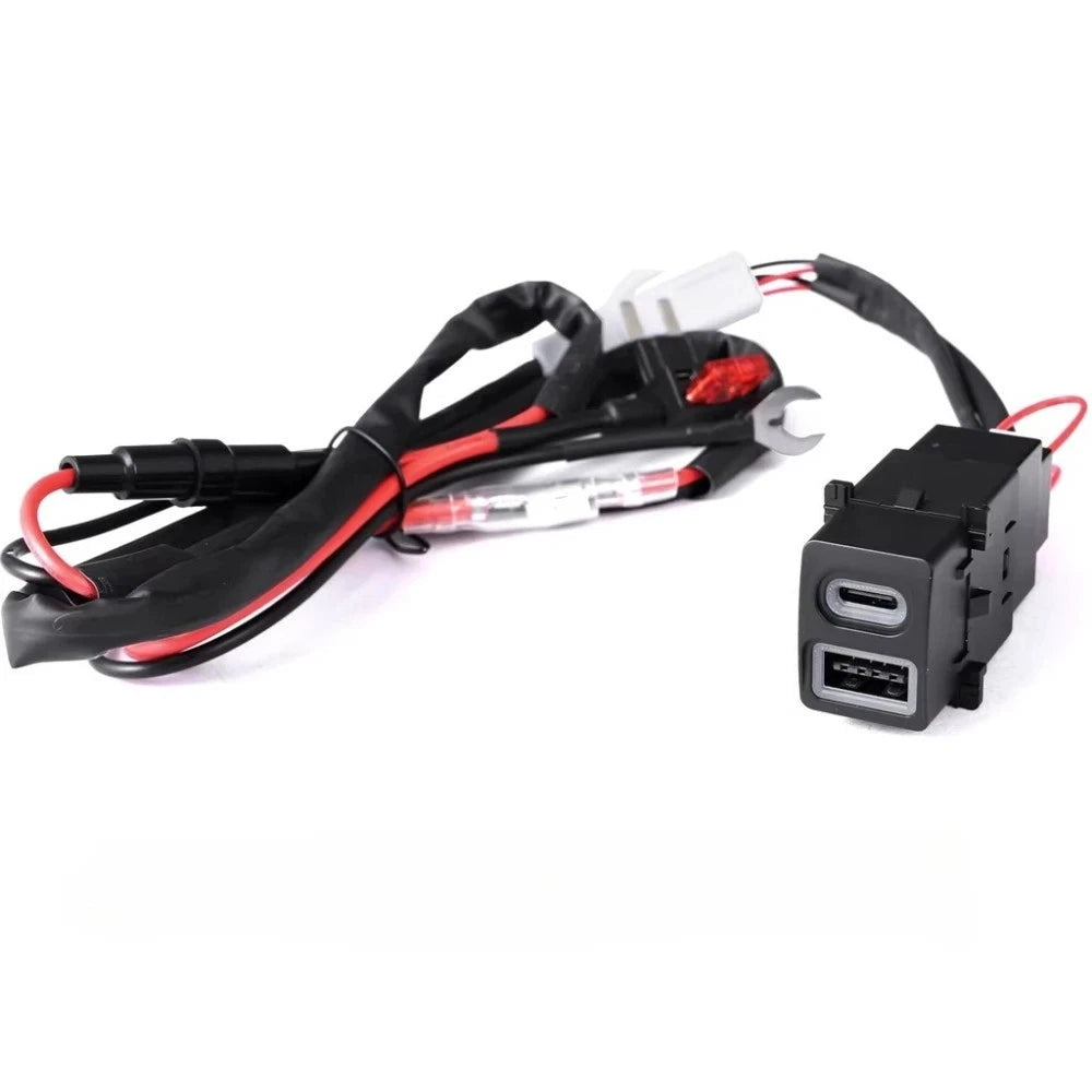 USB-C USB-A Dashboard Switch Charger for Subaru Legacy (2014–2025)