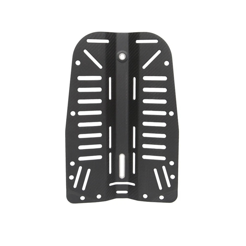 Lightweight Carbon Fiber Scuba Diving Backplate for Cave Divers