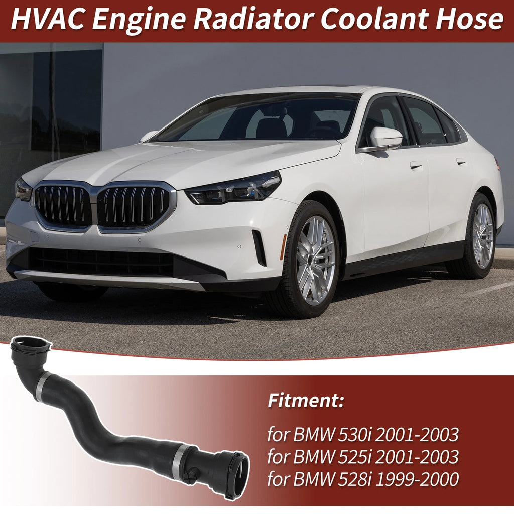 Engine Upper Lower Radiator Coolant Hose Set for BMW 530i 525i (2001–2003)
