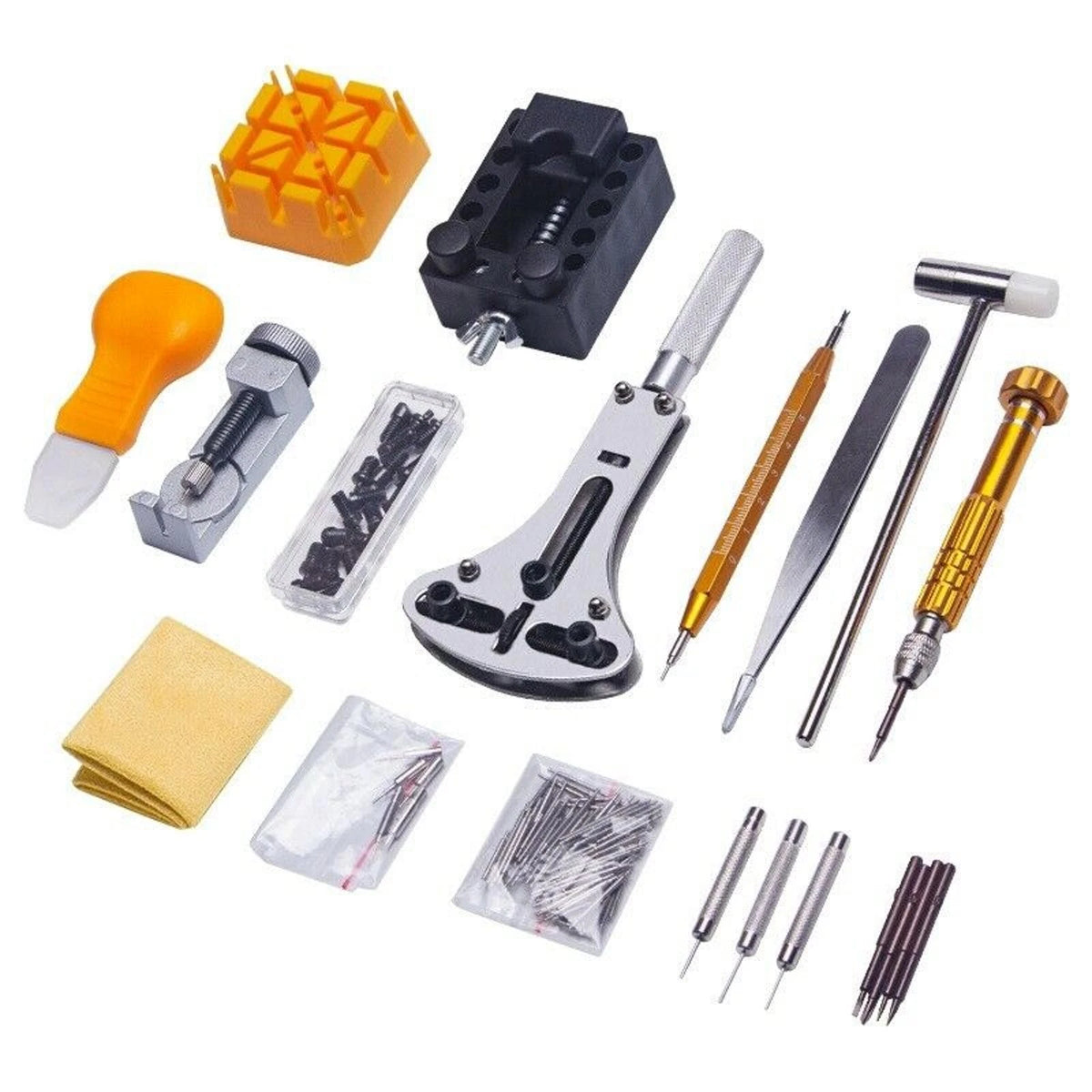 149Pcs Watch Repair Tool Kit with Link Pin Remover & Case Opener