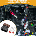 Throttle Position Sensor Connector Plug 4 Pin Replacement for Mitsubishi (2001–2006)