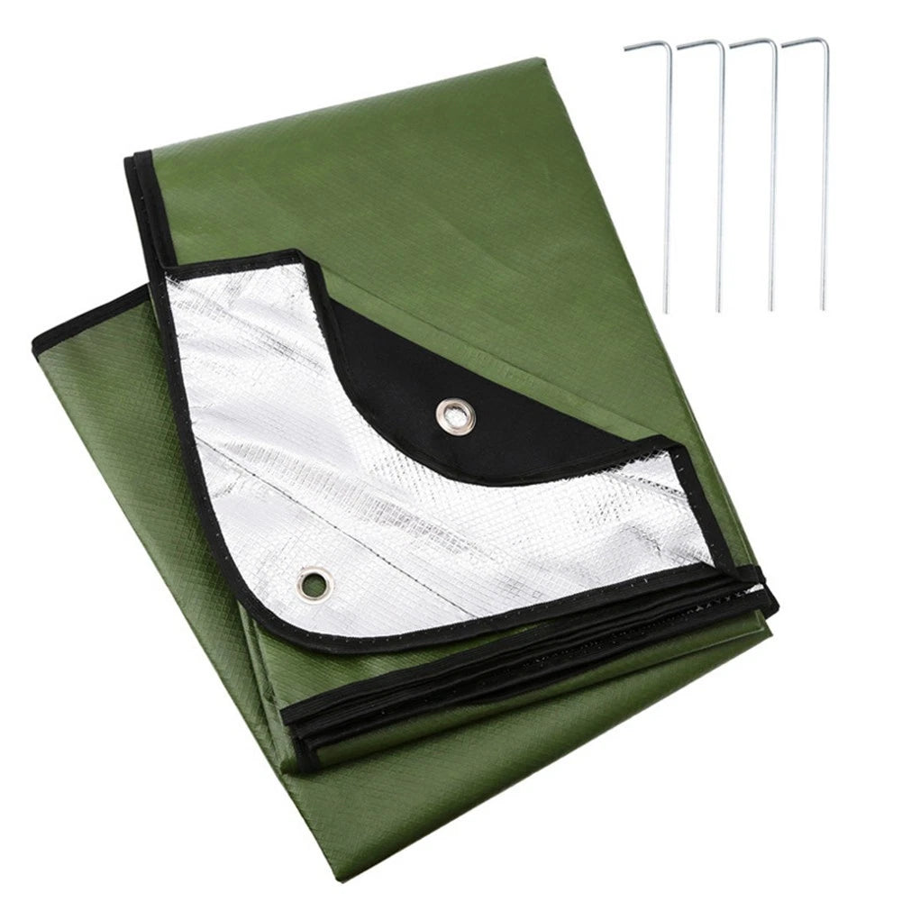 Insulated Thermal Reflective Camping Survival Blanket 82x59 Inches